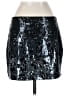 Express Silver Black Casual Skirt Size S - photo 2