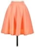 Made By Johnny Solid Orange Formal Skirt Size XS - photo 1