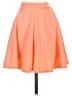 Made By Johnny Solid Orange Formal Skirt Size XS - photo 2