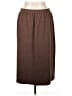 Coldwater Creek Solid Brown Casual Skirt Size 6 (estimated) - photo 1