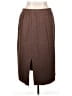 Coldwater Creek Solid Brown Casual Skirt Size 6 (estimated) - photo 2