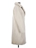 Rachel Zoe 100% Polyester Ivory Coat Size S - photo 4