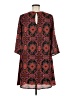 Everly 100% Polyester Paisley Burgundy Casual Dress Size M - photo 2