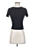 Vuori Black Blue Short Sleeve Turtleneck Size P (estimated, petite) - photo 1