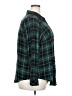 Torrid Plaid Green Long Sleeve Button-Down Shirt Size 2X Plus (2) - photo 4