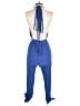 Lulus 100% Rayon Solid Blue Romper Size S - photo 2