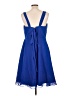 Assorted Brands Solid Blue Cocktail Dress Size 10 - photo 2