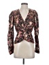 Express Burgundy Long Sleeve Blouse Size XS - photo 1