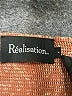 Réalisation 100% Silk Paisley Orange Cocktail Dress Size S - photo 6