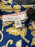 Pale Sky 100% Rayon Yellow Blue 3/4 Sleeve Blouse Size M - photo 7