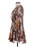 Reset 100% Polyester Print Brown Cocktail Dress Size S - photo 5