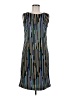 Casual Corner 100% Polyester Metallic Silver Cocktail Dress Size M - photo 1