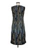 Casual Corner 100% Polyester Metallic Silver Cocktail Dress Size M - photo 2