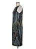 Casual Corner 100% Polyester Metallic Silver Cocktail Dress Size M - photo 5
