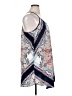 Bebop 100% Polyester Paisley Blue Casual Dress Size XL - photo 4