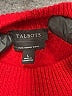 Talbots 100% Merino Wool Red Wool Pullover Sweater Size L - photo 7