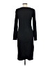 Leith Solid Black Casual Dress Size M - photo 2