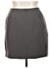 Le Suit 100% Polyester Chevron-herringbone Gray Formal Skirt Size 14 (petite) - photo 2