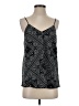 Olivia Grey 100% Polyester Black Sleeveless Top Size S - photo 1