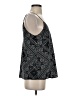 Olivia Grey 100% Polyester Black Sleeveless Top Size S - photo 4