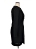 Donna Morgan Solid Black Casual Dress Size 14 - photo 4
