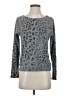 Current/Elliott Animal Print Gray Long Sleeve T-Shirt Size XS (0) - photo 1