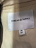 Thread & Supply 100% Rayon Ivory Jacket Size M - photo 6