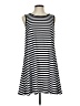 Just Be... Stripes Black Casual Dress Size L - photo 1