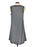 Just Be... Stripes Black Casual Dress Size L - photo 2