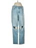 American Eagle Outfitters 100% Cotton Color Block Blue Jeans Size 2 - photo 1