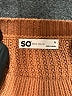 SO 100% Acrylic Solid Brown Pullover Sweater Size M - photo 7