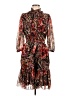 Kobi Halperin 100% Polyester Paisley Brown Cocktail Dress Size M - photo 1