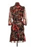 Kobi Halperin 100% Polyester Paisley Brown Cocktail Dress Size M - photo 2