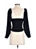 Wilfred 100% Polyester Black 3/4 Sleeve Blouse Size 2 - photo 2