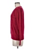 Covington Solid Burgundy Long Sleeve Top Size M - photo 5