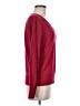 Covington Solid Burgundy Long Sleeve Top Size M - photo 4