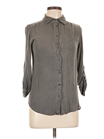 Alice + Olivia 3/4 Sleeve Button-Down Shirt (view 1)