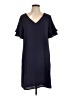 Assorted Brands 100% Polyester Solid Blue Casual Dress Size L - photo 1