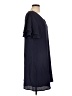 Assorted Brands 100% Polyester Solid Blue Casual Dress Size L - photo 4