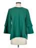 Tibi Green 3/4 Sleeve Blouse Size 0 - photo 1
