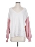 14th & Union Color Block White Pullover Sweater Size S - photo 1