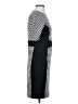 MICHAEL Michael Kors Houndstooth Gray Casual Dress Size 2 - photo 4