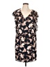 Splendid 100% Rayon Print Black Casual Dress Size L - photo 1