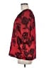 ICE 100% Polyester Red 3/4 Sleeve Blouse Size 8 - photo 5