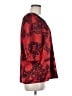 ICE 100% Polyester Red 3/4 Sleeve Blouse Size 8 - photo 4