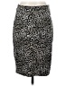 Ann Taylor Animal Print Gray Casual Skirt Size 4 - photo 1