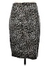 Ann Taylor Animal Print Gray Casual Skirt Size 4 - photo 2