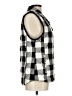 Kensie 100% Polyester Checkered-gingham Black Vest Size L - photo 4