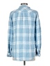 Rails 100% Lyocell Plaid Blue Long Sleeve Button-Down Shirt Size XS - photo 2