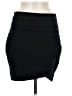Express Solid Black Casual Skirt Size 8 - photo 1